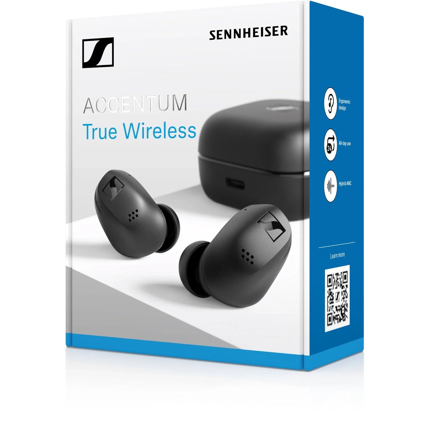 Sennheiser Accentum True Wireless ANC In-Ear Headphones - Black (Australia Stock)