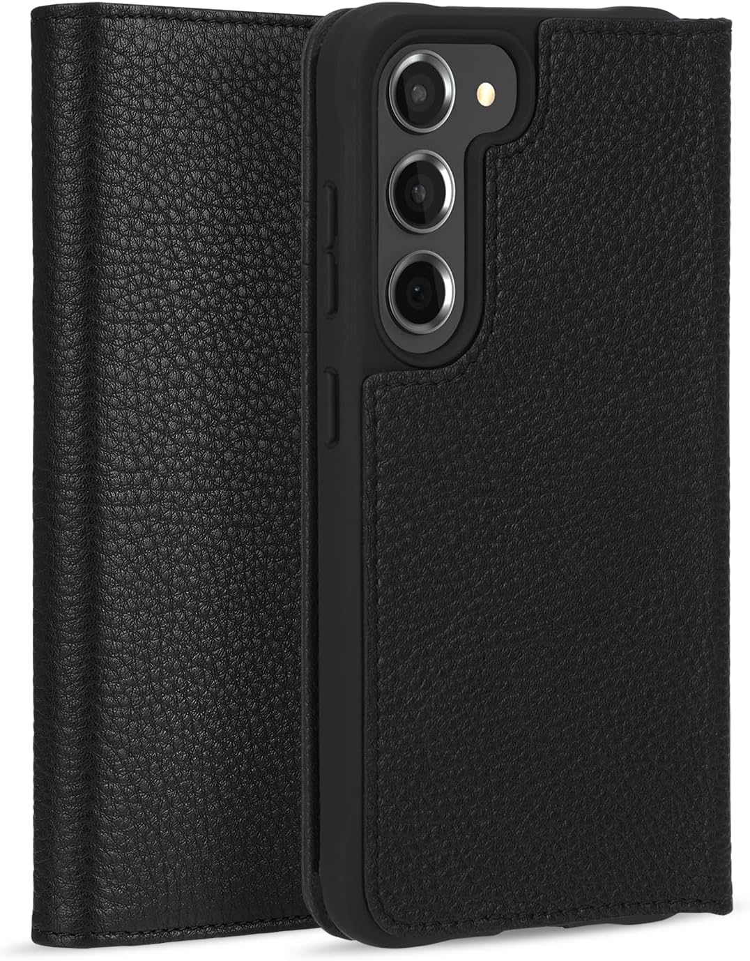 CASE MATE WALLET FOLIO Leather Case - Samsung Galaxy S23 - Black
