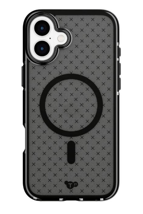 Tech21 Evo Check (MagSafe) Case for iPhone 16 Plus 6.7" - Smokey Black (SALE)