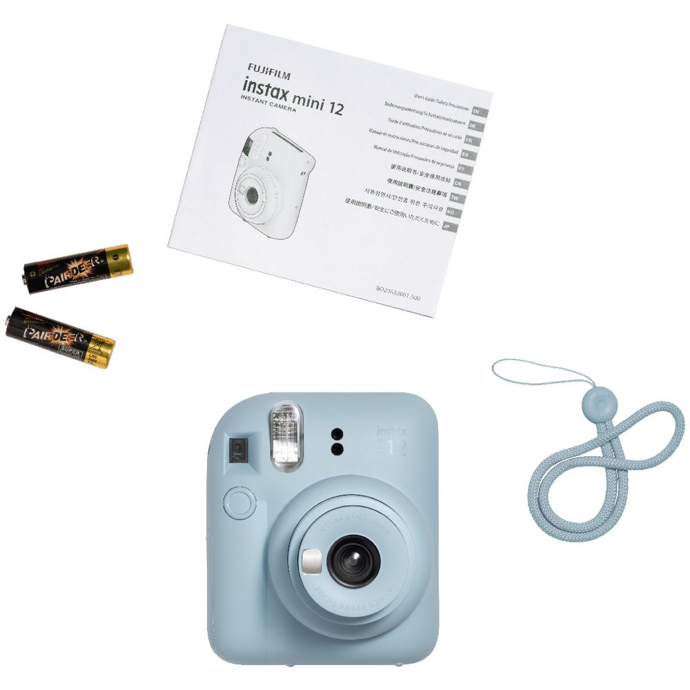 FujiFilm INSTAX mini 12 Instant Camera - Pastel Blue