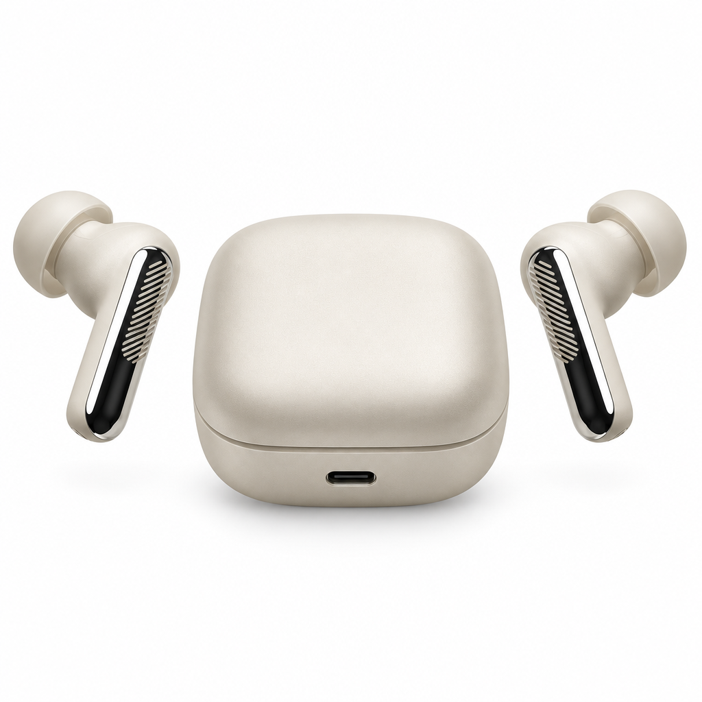 JBL Live Beam 4 TWS Adaptive Noise Cancelling Earbuds - Champagne (AU Stock)