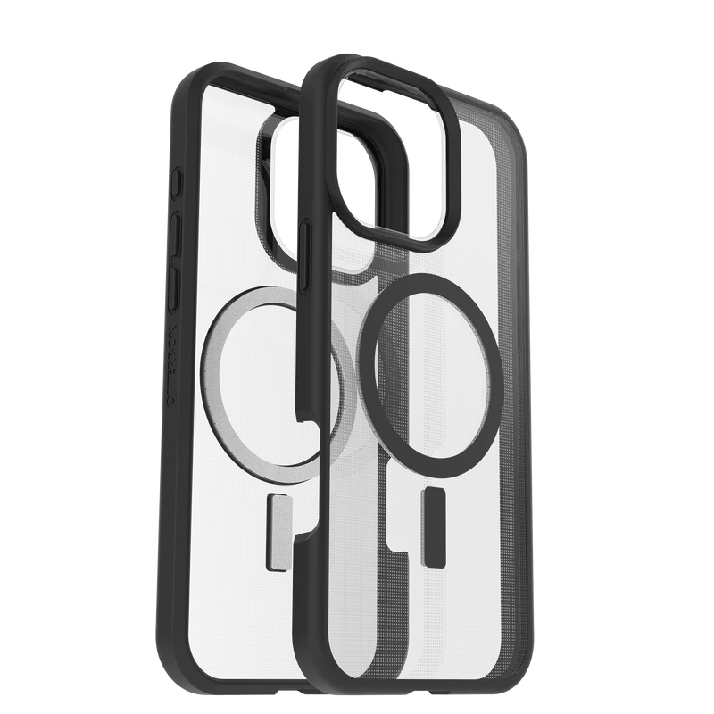 OtterBox React MagSafe Case - iPhone 16 Pro 6.3" - Black Crystal