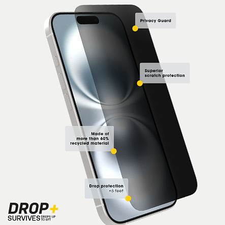 OtterBox Premium Pro Glass Protector - iPhone 16 Pro Max 6.9" Privacy