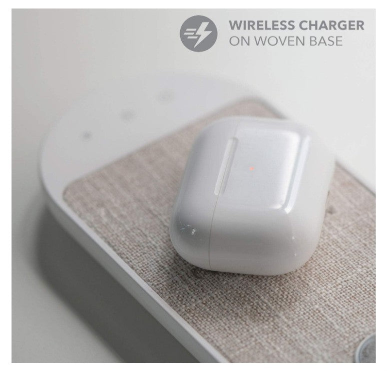 MOMAX Q.LED Flex Mini Lamp with Wireless Charging (Black)