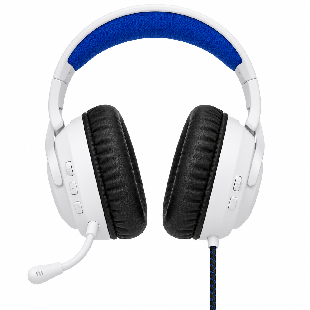 JBL Quantum 100P Console Wired Over-Ear Gaming Headset with Detachable Mic - White (AU Stock)