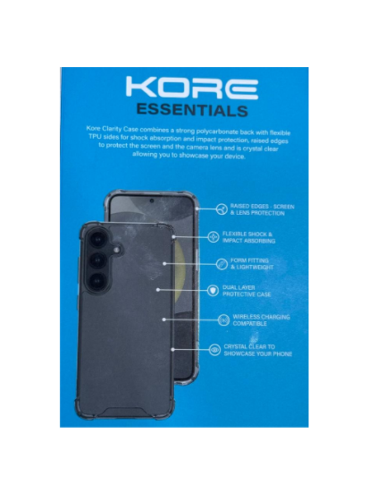 Kore Clarity Clear Case for Samsung Galaxy S25 5G