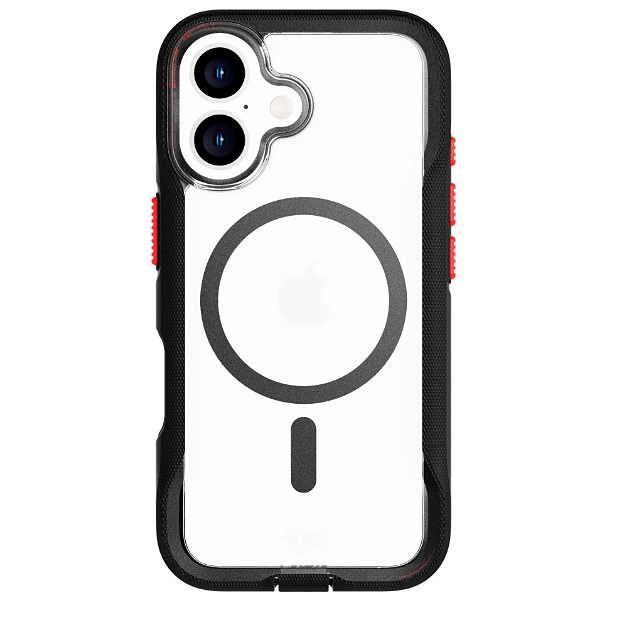 TECH21 EvoPro MagSafe Case - iPhone 16 6.1" - Clear/Black (SALE)