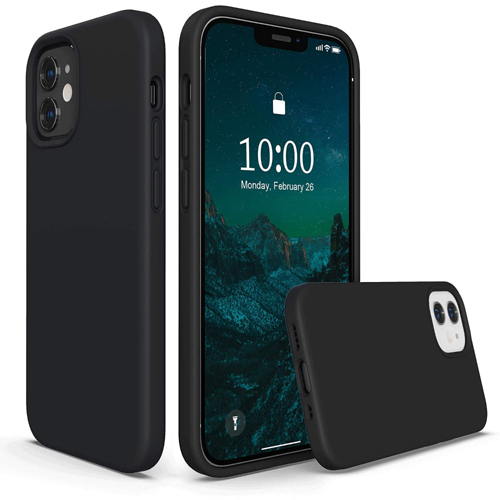 HANA TPU Jelly Case - APPLE iPhone 12 Mini 5.4' - BLACK
