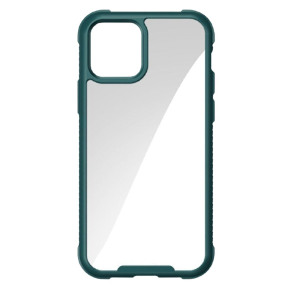 HARD CASE - CLEAR - APPLE iPhone 12 Pro Max 6.7' - GREEN