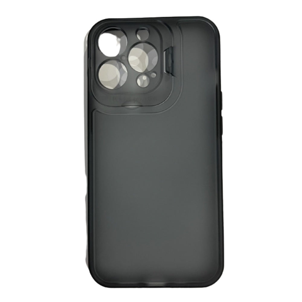 HARD CASE w/ CAMERA PROTECTOR for iPHONE 13 PRO (6.1') - BLACK