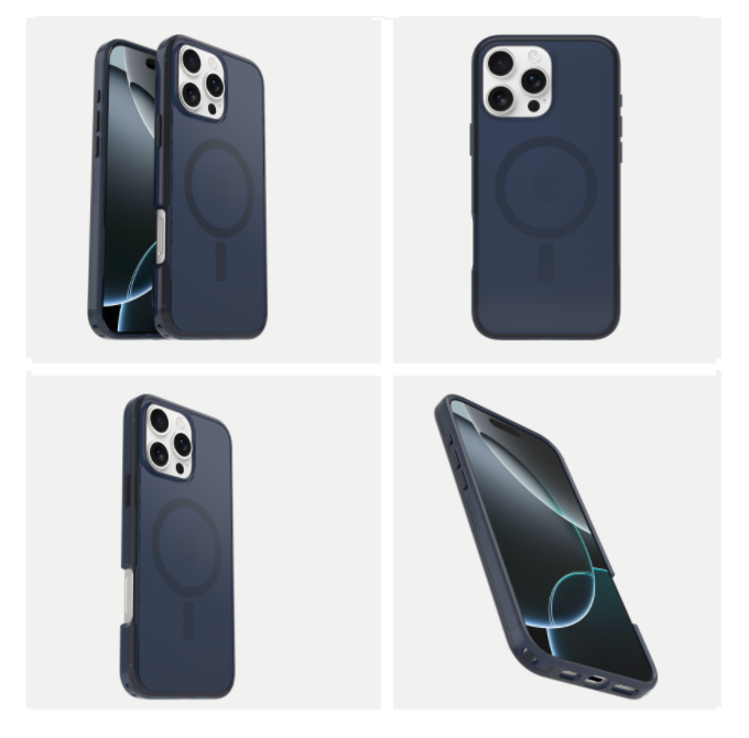 OtterBox Symmetry Clear MagSafe Case - iPhone 16 Pro (6.3") - Baby Blue Jeans