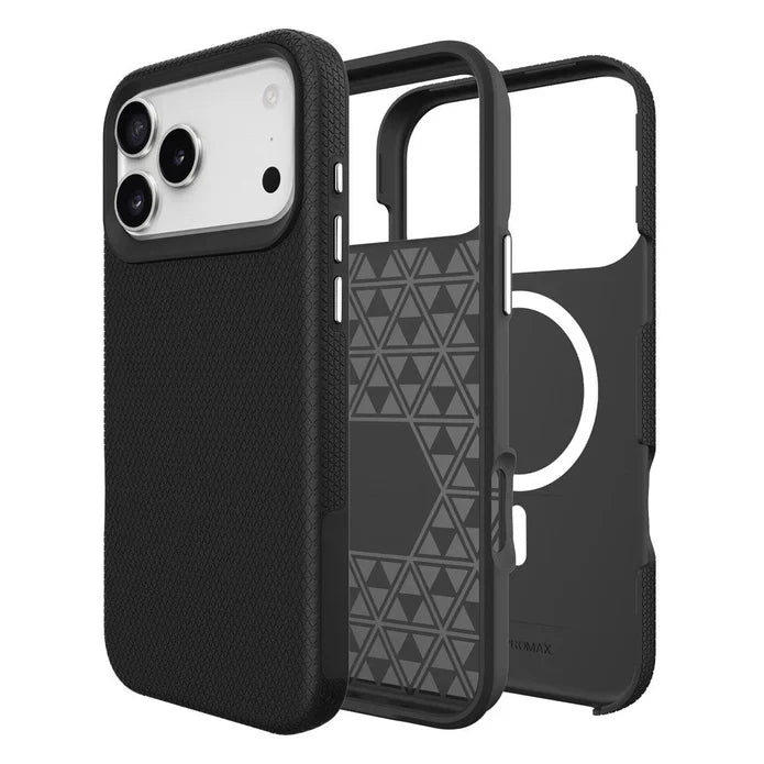 Rhinos Rugged Shockproof Case with Magnetic Ring for iPhone 15 Pro Max - Navy