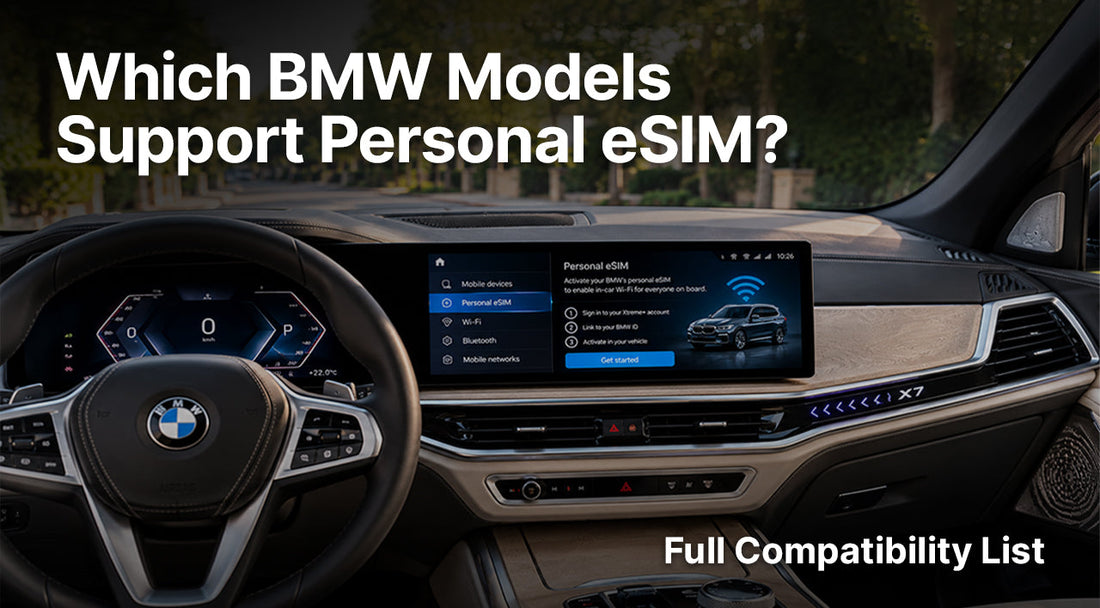BMW support Personal eSIM
