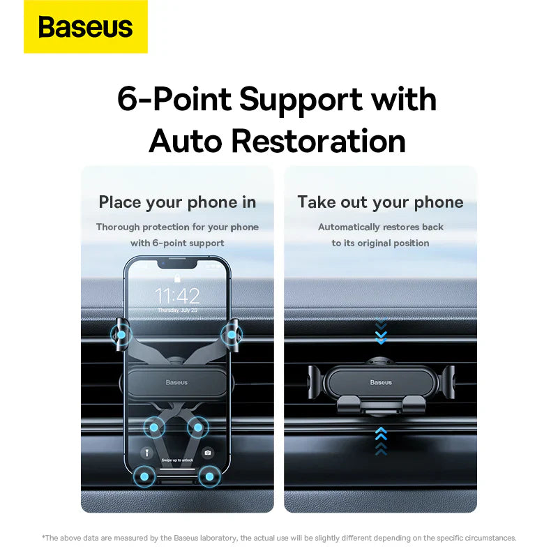 BASEUS Stable Gravitational Car Mount Lite (Black)