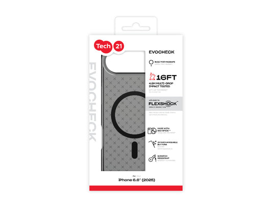 Tech21 Evo Check (MagSafe) Case for iPhone 17 Air 2025 - Smokey / Black