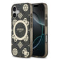 Guess 4G Peony Edition (MS) for iPhone 17 - Black / Gold