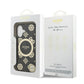 Guess 4G Peony Edition (MS) for iPhone 17 - Black / Gold