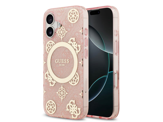 Guess 4G Peony Edition (MS) for iPhone 17 - Pink / Gold