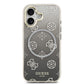 Guess Peony Gradient Glitter (MS) for iPhone 17 - Grey