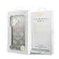 Guess Peony Gradient Glitter (MS) for iPhone 17 - Grey
