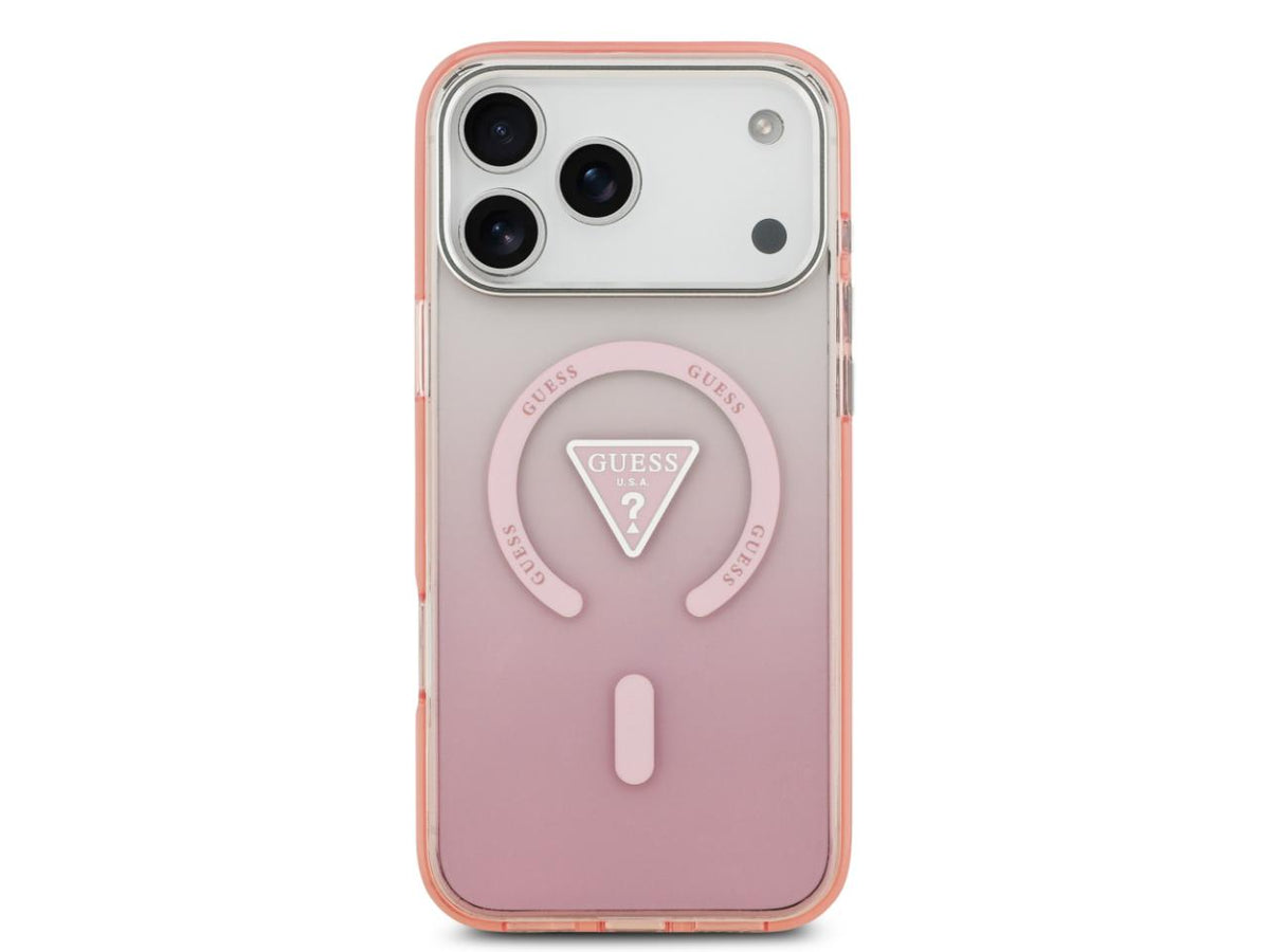Guess Gradient with Logo (MS) for iPhone 17 Pro - Pink