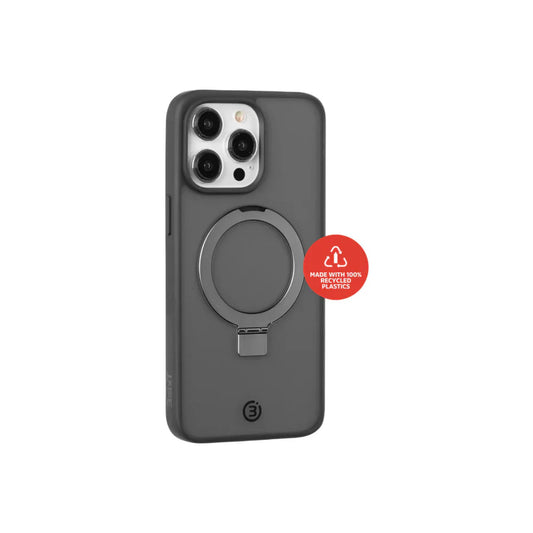 3SIXT - Neo Stand Case w/ MagSafe - iPhone 15 Pro - BLACK