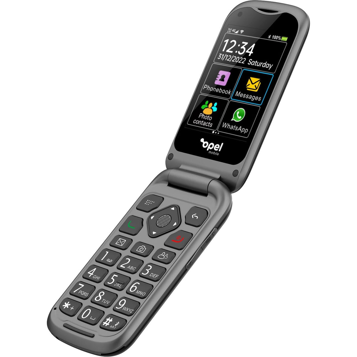 Opel Mobile TouchFlip 4G - Black (AU Stock)
