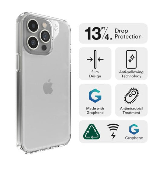 ZAGG Crystal Palace Case for iPhone 15 Pro 6.1" - Clear