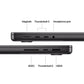 Apple Macbook Pro 14" M4 12 Core CPU/GPU 24GB / 512GB Space Black (MX2H3XA)