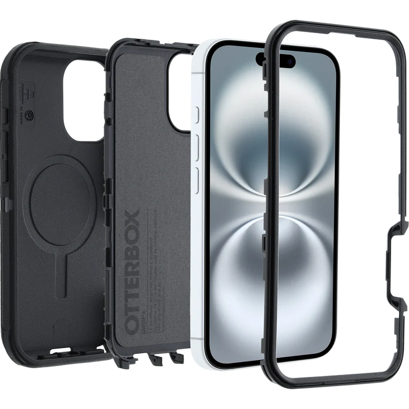OtterBox Defender (MagSafe) Case for iPhone 16 6.1" - Black
