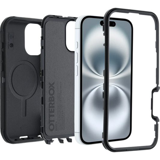OtterBox Defender (MagSafe) Case for iPhone 16 6.1" - Black