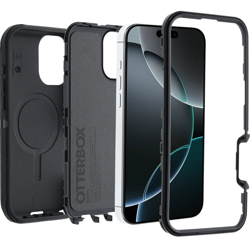 OtterBox Defender (MagSafe) Case for iPhone 16 Pro 6.3" - Black