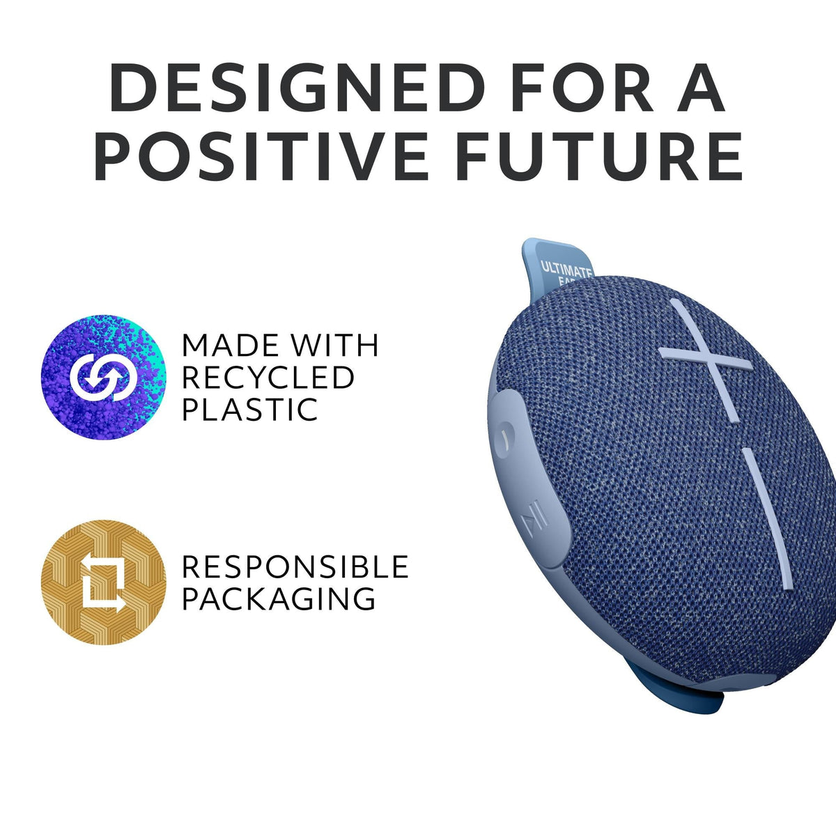 Ultimate Ears MINIROLL Portable Bluetooth Speaker - Blue (AU Stock)