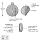 Ultimate Ears MINIROLL Portable Bluetooth Speaker - Grey (Australia Stock)