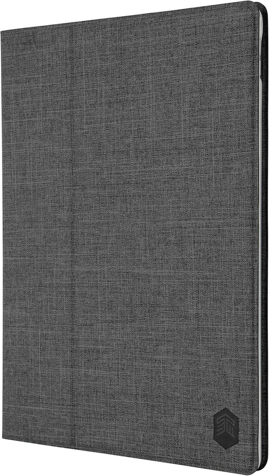 STM Atlas stylish folio case for iPad Pro 12.9" 1st / 2nd Gen  - Black / Grey (Model number(s): A1670, A1671, A1821, A1584, A1652)