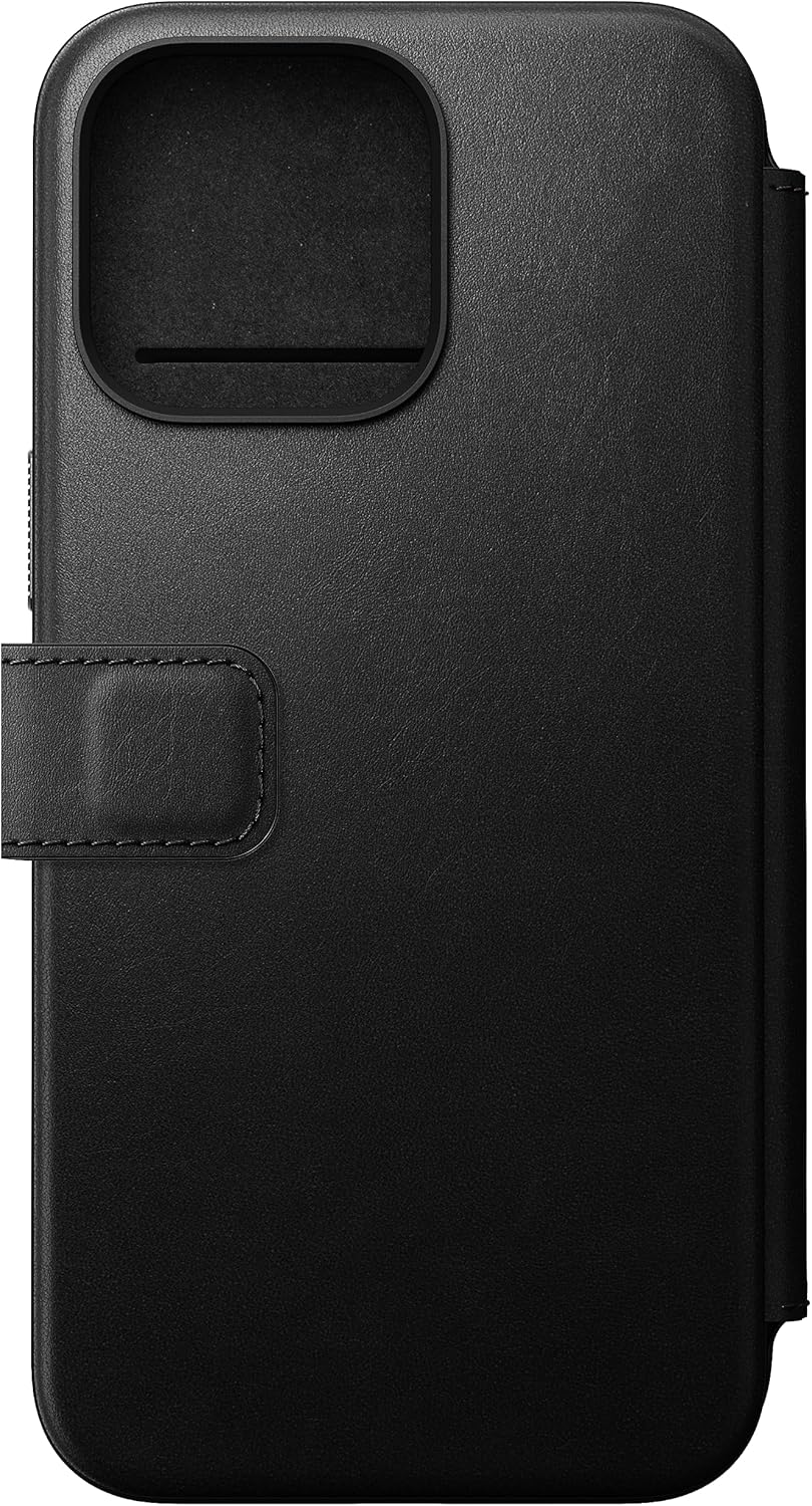NOMAD Leather Folio Ecco - iPhone 15 6.1" - BLACK