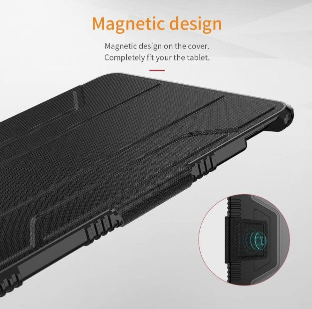 Armor Shockproof Smart Flip Case for iPad Air 11 (2024 / 2025) - BLACK