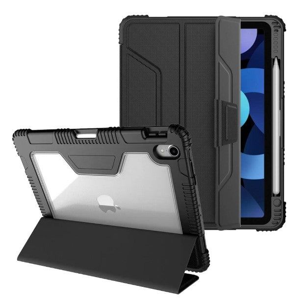 Armor Shockproof Smart Flip Case for iPad Air 11 (2024 / 2025) - BLACK