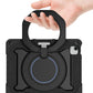 Armor Shockproof with Handle Ring Rotation Case for iPad Air 13 (2024) (2025) (2026) - Black