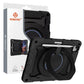 Armor Shockproof with Handle Ring Rotation Case for iPad Air 13 (2024) (2025) (2026) - Black