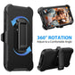 Shockproof Robot Armor Hard Case with Belt Clip for Samsung Galaxy A17 5G / A26 5G - Black