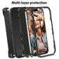 Shockproof Robot Armor Hard Case with Belt Clip for Samsung Galaxy A17 5G / A26 5G - Black