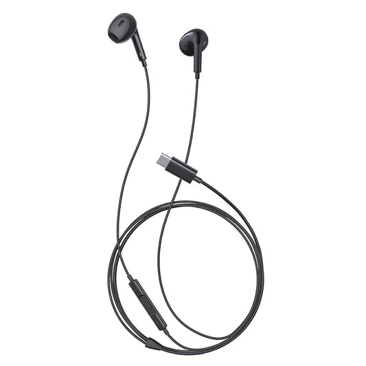 BASEUS Encok CZ17 Semi-In-Ear Type C Wired Earphones (Black)