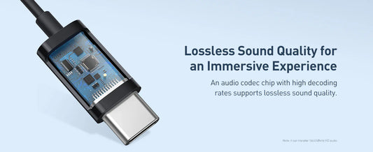 BASEUS Encok CZ17 Semi-In-Ear Type C Wired Earphones (Black)