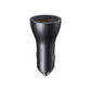 Baseus Golden Contactor Pro Triple Fast Charger Car Charger 65W U+C+C - GREY