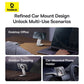 Baseus PrimeTrip Series C02 Mega Magnetic Car Mount Stick-on Version - GREY