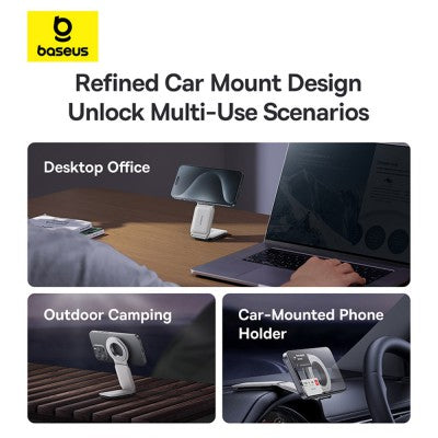 Baseus PrimeTrip Series C02 Mega Magnetic Car Mount Stick-on Version - GREY
