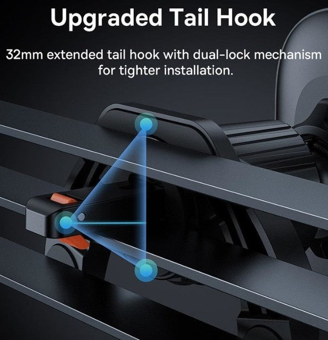 Baseus Ultra Control Mega Series Folding Screen Car Mount - Black