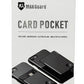 MaxGuard Silicone Card Pocket for Mobile Phone - Green