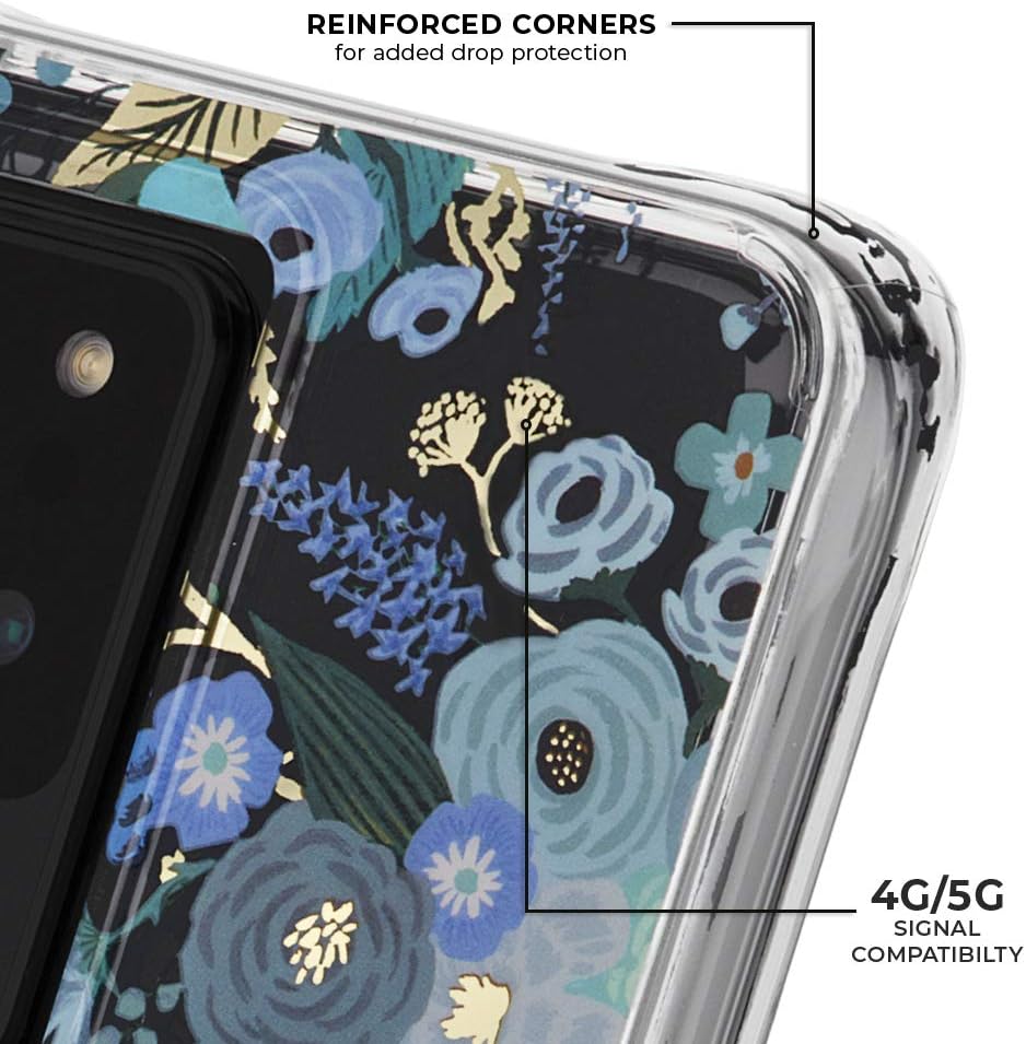 CASE MATE Rifle Paper Case for Samsung Galaxy S20 Ultra 6.9" - Garden Party Blue